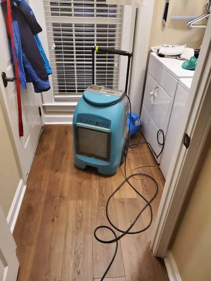 Commercial dehumidifier deployed for Crawl Space Restoration in Raymond
